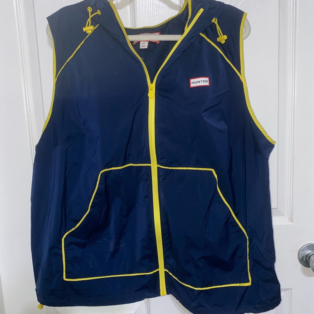 Hunter x Target hooded windbreaker vest